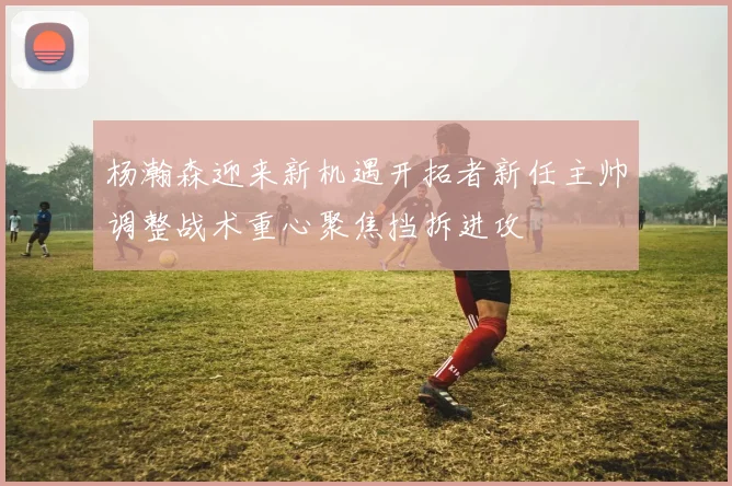 杨瀚森迎来新机遇开拓者新任主帅调整战术重心聚焦挡拆进攻